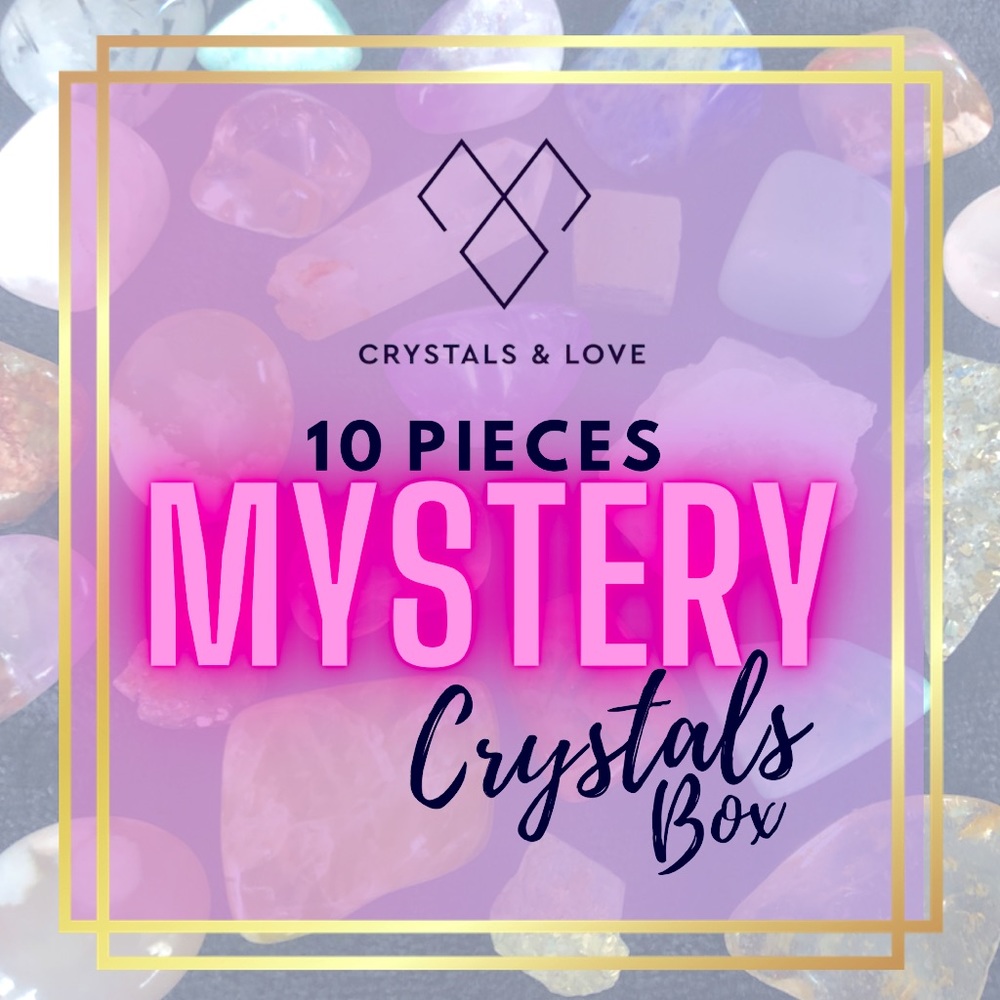 Mystery Crystals Box, Mystery box, Genuine Gem Crystal Stone
